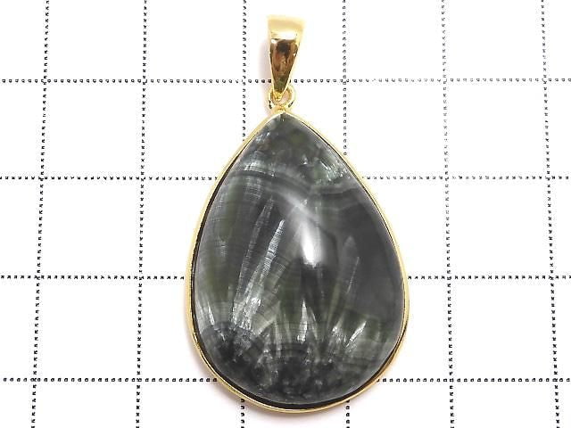 [Video][One of a kind] Seraphinite AAA Pendant 18KGP NO.13