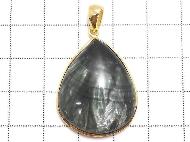 [Video][One of a kind] Seraphinite AAA Pendant 18KGP NO.15