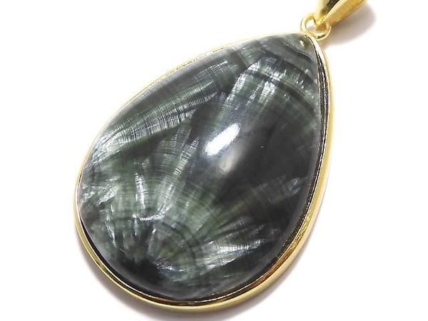 [Video][One of a kind] Seraphinite AAA Pendant 18KGP NO.18