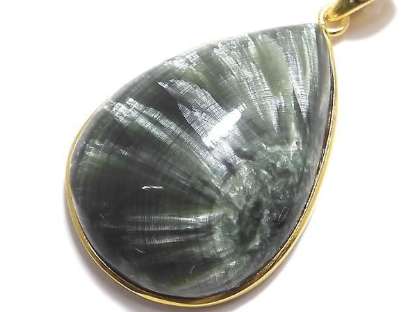 [Video][One of a kind] Seraphinite AAA Pendant 18KGP NO.19
