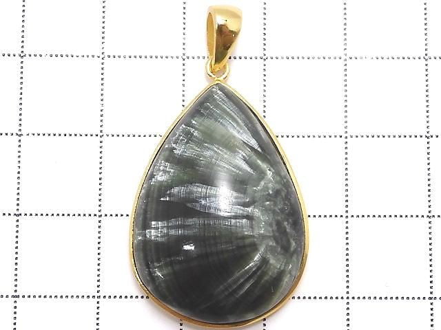 [Video][One of a kind] Seraphinite AAA Pendant 18KGP NO.19