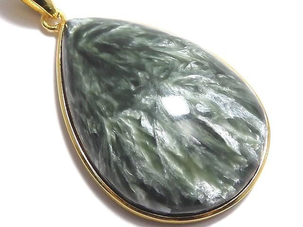 [Video][One of a kind] Seraphinite AAA Pendant 18KGP NO.20