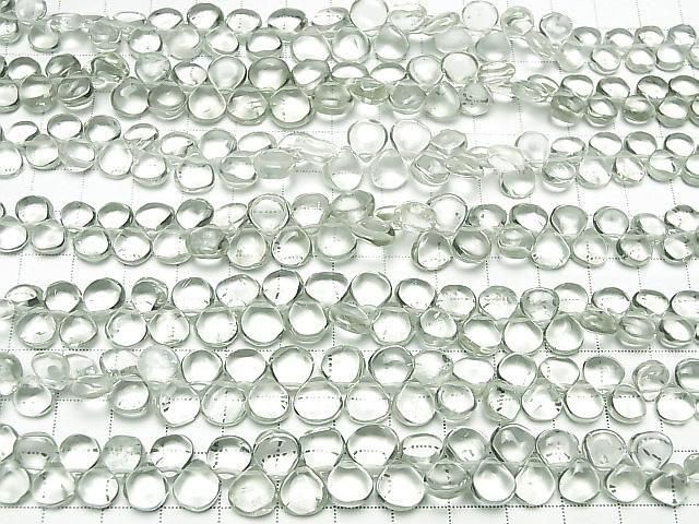 [Video] High Quality Green Amethyst AAA- Chestnut (Smooth) Half or 1 strand beads (approx. 7 inches/18 cm)