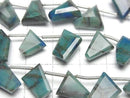 [Video] Chrysocolla AA++ Fancy Shape Cut Half or 1strand beads (14pcs)