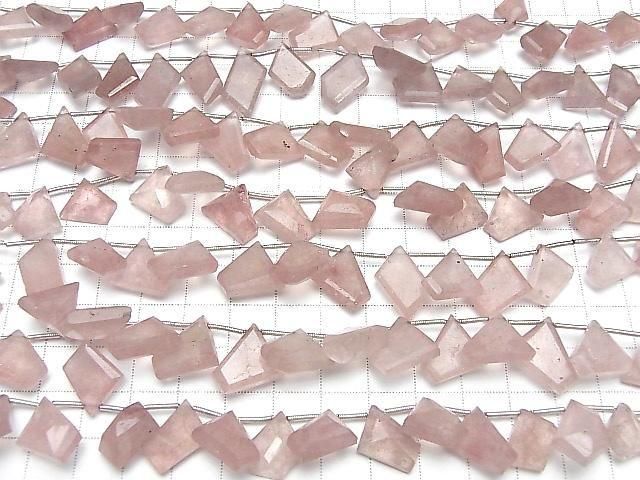 [Video] Pink Epidote AA++ Fancy Shape Cut 1strand beads (approx. 7 inch/18 cm)