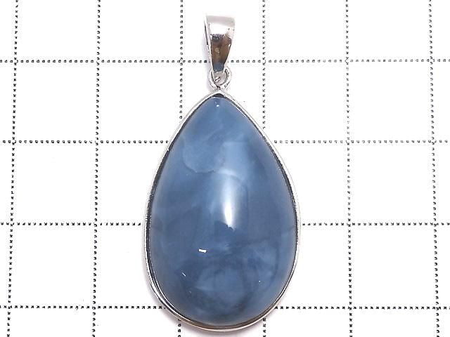 [Video][One of a kind] Blue Opal AAA- Pendant Silver925 NO.23