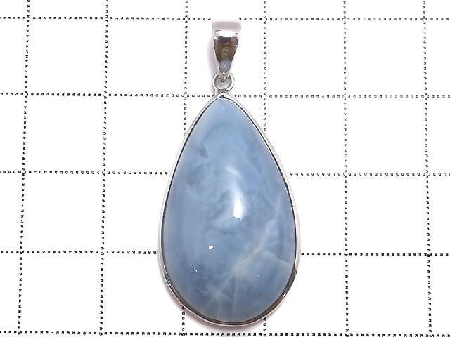 [Video][One of a kind] Blue Opal AAA- Pendant Silver925 NO.24