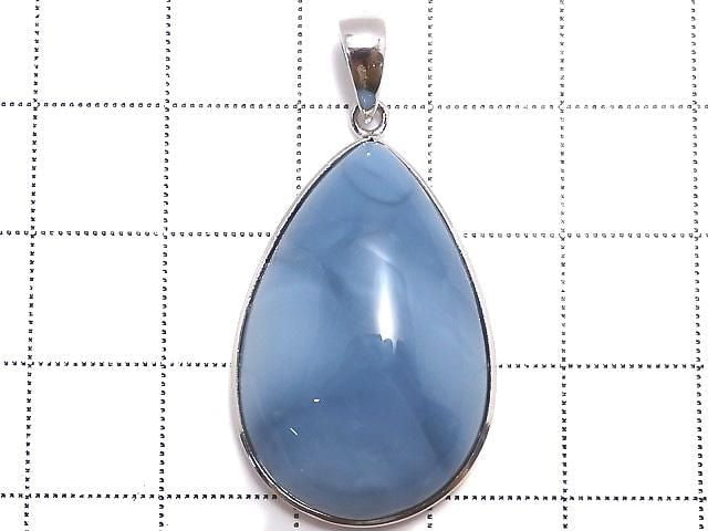 [Video][One of a kind] Blue Opal AAA- Pendant Silver925 NO.25