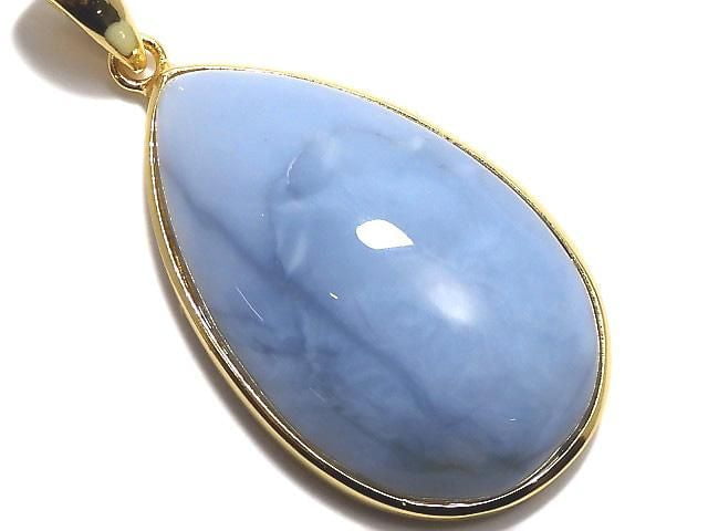 [Video][One of a kind] Blue Opal AAA Pendant 18KGP NO.26