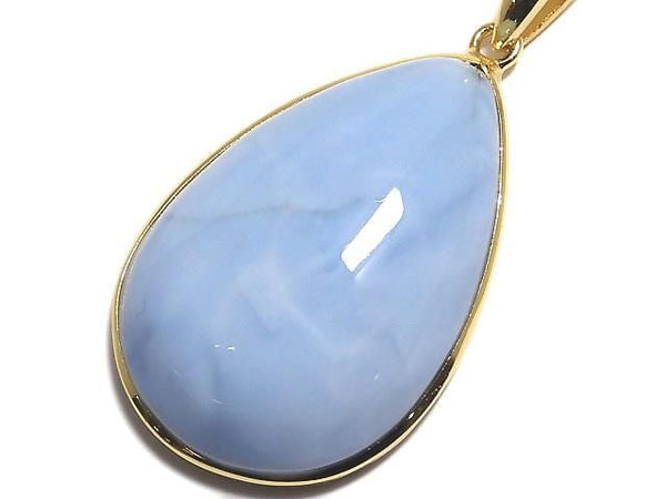 [Video][One of a kind] Blue Opal AAA Pendant 18KGP NO.27
