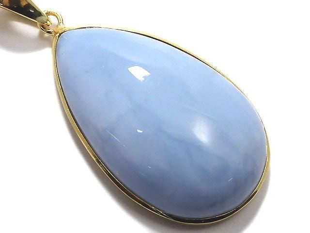 [Video][One of a kind] Blue Opal AAA- Pendant 18KGP NO.28
