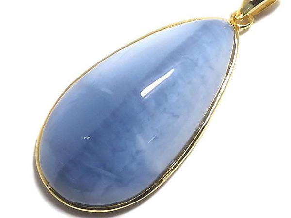 [Video][One of a kind] Blue Opal AAA Pendant 18KGP NO.29