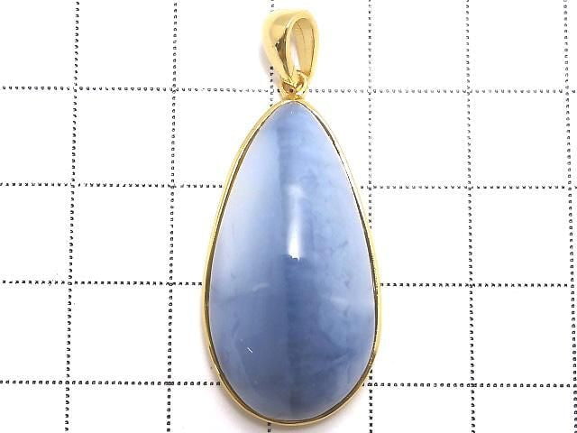 [Video][One of a kind] Blue Opal AAA Pendant 18KGP NO.29