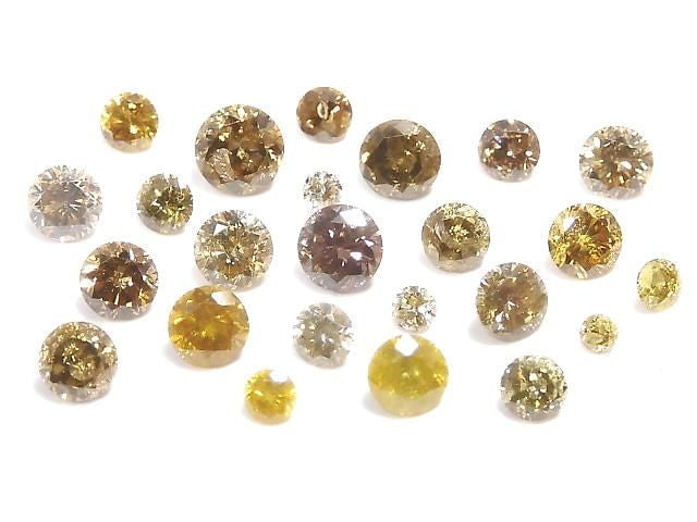 [Video][One of a kind] Diamond Loose stone Faceted 24pcs Set NO.2