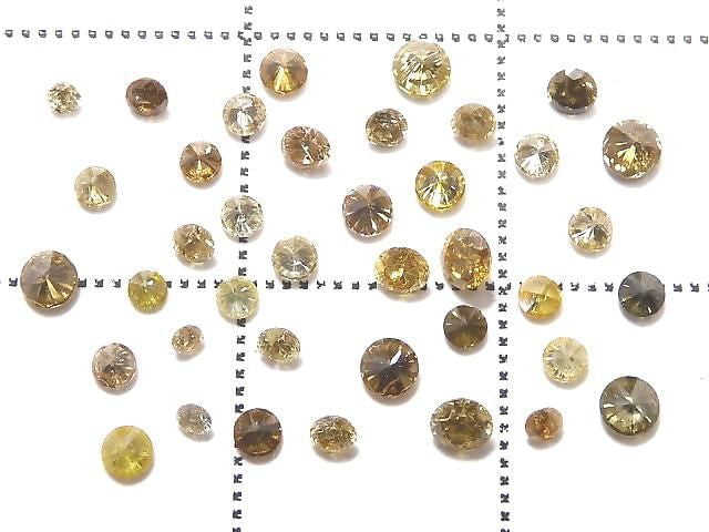 [Video][One of a kind] Diamond Loose stone Faceted 39pcs Set NO.3