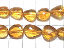[Video][One of a kind] High Quality Citrine AAA+ Micro Cut Size Gradation 1 Strand (46cm) NO.1