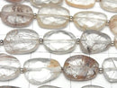 [Video]Copper Rutilated Quartz AA Faceted Nugget 1strand beads (aprx.9inch/22cm)