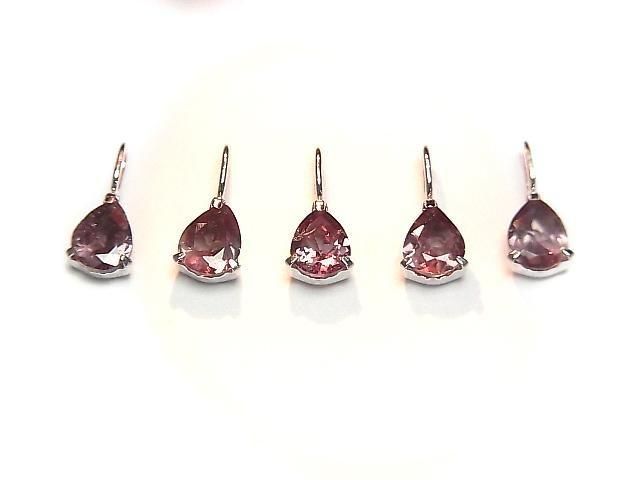 [Video][Japan]High Quality Color Change Garnet AAA Pear Shape Faceted 5x4mm Pendant [K10 White Gold] 1pc