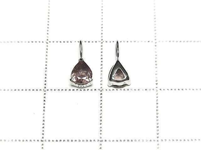 [Video][Japan]High Quality Color Change Garnet AAA Pear Shape Faceted 5x4mm Pendant [K10 White Gold] 1pc