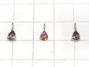 [Video][Japan]High Quality Color Change Garnet AAA Pear Shape Faceted 5x4mm Pendant [K10 White Gold] 1pc