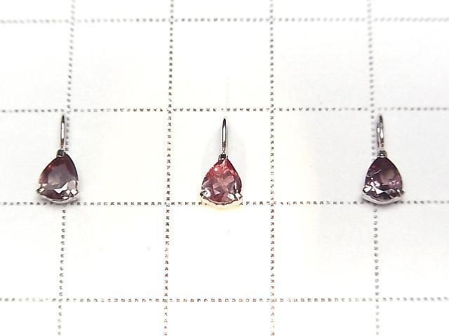 [Video][Japan]High Quality Color Change Garnet AAA Pear Shape Faceted 5x4mm Pendant [K10 White Gold] 1pc