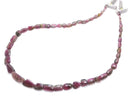[Video][One of a kind] High Quality Watermelon Tourmaline AAA- Nugget Size Gradation 1 Strand (48cm) NO.1