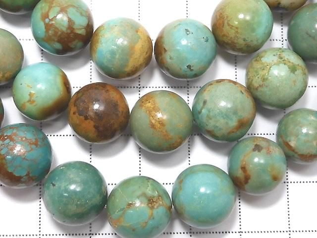 [Video] Turquoise AA++ Round 4-13mm Size Gradation 1strand beads (approx. 15 inches/38 cm)