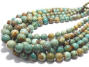 [Video] Turquoise AA++ Round 4-13mm Size Gradation 1strand beads (approx. 15 inches/38 cm)