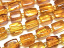 [Video] Baltic Amber Square Nugget 1strand beads (approx. 15 inches/36 cm)