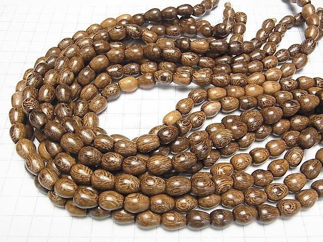 Wood Beads  Vertical Hole Drop 12x9x9mm 1strand beads (aprx.15inch/38cm)