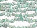 [Video] Mozambique Amazonite AA Chips (Small Nuggets) 1strand beads (approx. 31 inches/78 cm)