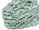 [Video] Mozambique Amazonite AA Chips (Small Nuggets) 1strand beads (approx. 31 inches/78 cm)