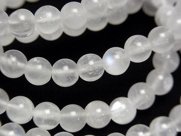 [Video] Royal Blue Moonstone AA Round 6mm Bracelet