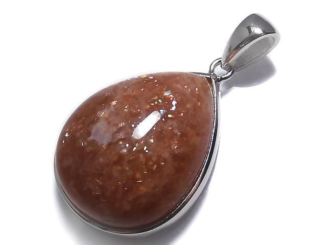 [Video][One of a kind] Sunstone AAA Pendant Silver925 NO.46