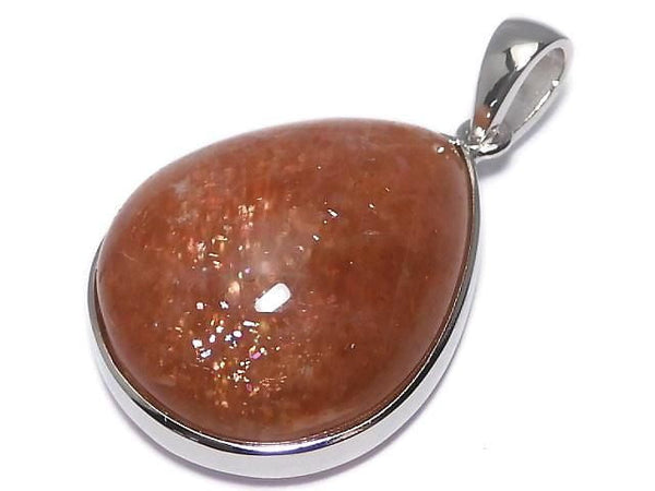 [Video][One of a kind] Sunstone AAA Pendant Silver925 NO.48