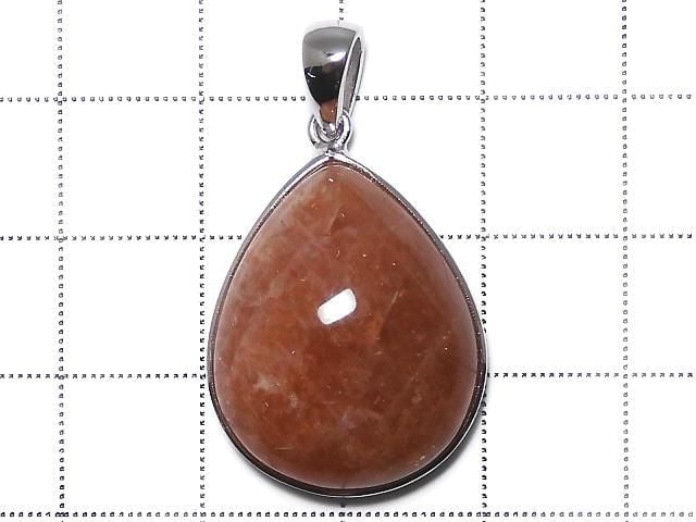 [Video][One of a kind] Sunstone AAA Pendant Silver925 NO.48