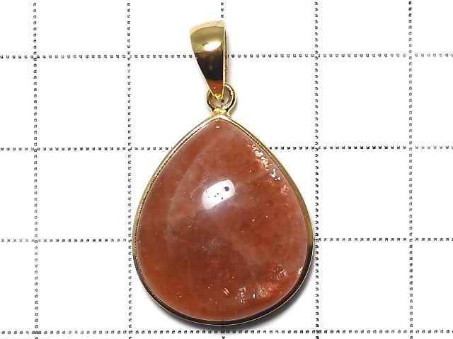 [Video][One of a kind] Sunstone AAA Pendant 18KGP NO.51