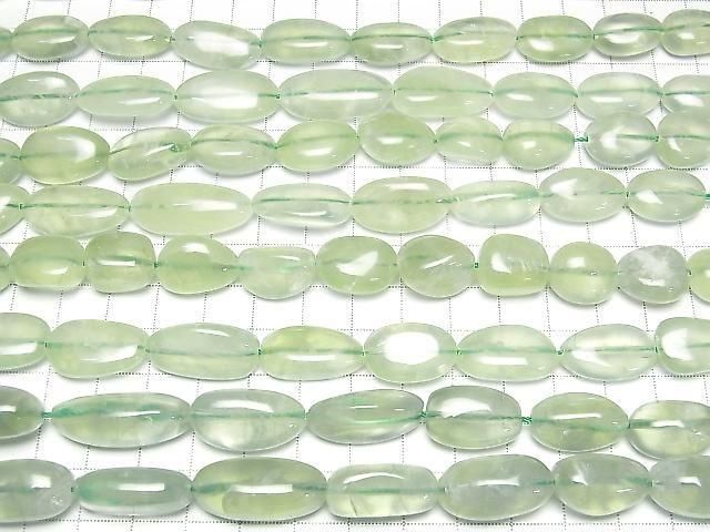 [Video] Prehnite AA++ Nugget Half or 1 strand beads (approx. 15 inches/36 cm)