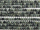[Video] High Quality! Brazilian Serpentine Faceted Button Rondelle 6x6x4mm 1strand beads (approx. 15 inches/36 cm)