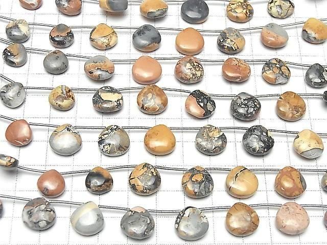 [Video] Marigano Jasper Chestnut (Smooth) 1 strand beads (9 pcs)