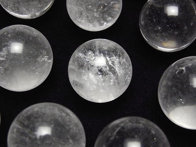 [Video] Himalayan Ice Quartz AA++ Sphere, Round 20mm-23mm 1pc