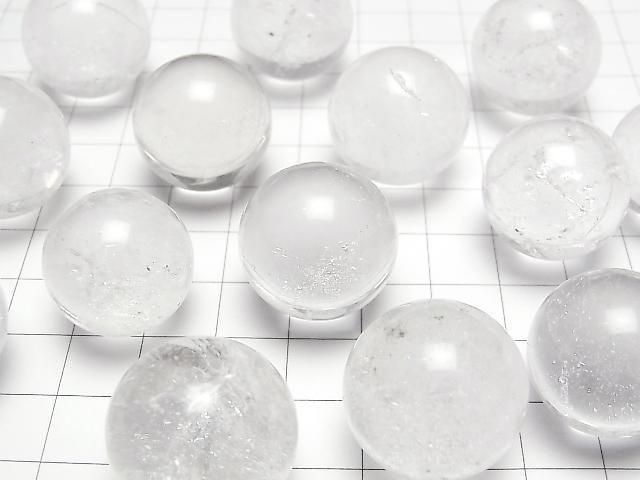 [Video] Himalayan Ice Quartz AA++ Sphere, Round 20mm-23mm 1pc