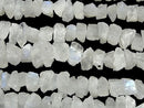 [Video] Rainbow Moonstone AA+ Rough Rock Nuggets 1strand beads (approx. 7 inches/18 cm)