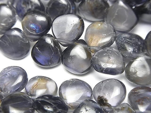 [Video] Iolite AA Chestnut (Smooth) 1strand beads (approx. 7 inches/18 cm)