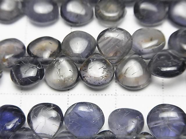 [Video] Iolite AA Chestnut (Smooth) 1strand beads (approx. 7 inches/18 cm)