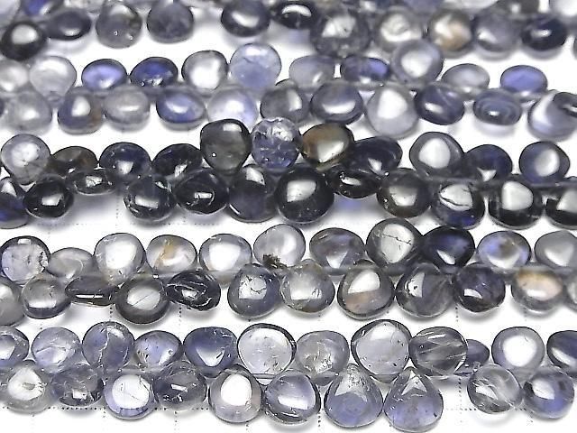 [Video] Iolite AA Chestnut (Smooth) 1strand beads (approx. 7 inches/18 cm)