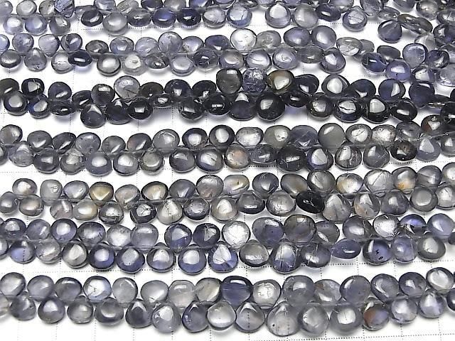 [Video] Iolite AA Chestnut (Smooth) 1strand beads (approx. 7 inches/18 cm)