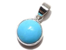 [Video][One of a kind] Kingman Turquoise AAA- Pendant Silver925 NO.253