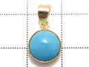 [Video][One of a kind] Kingman Turquoise AAA Pendant 18KGP NO.257