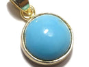 [Video][One of a kind] Kingman Turquoise AAA Pendant 18KGP NO.259